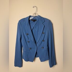 Elizabeth and James Blue Double-Breasted Women's Blazer